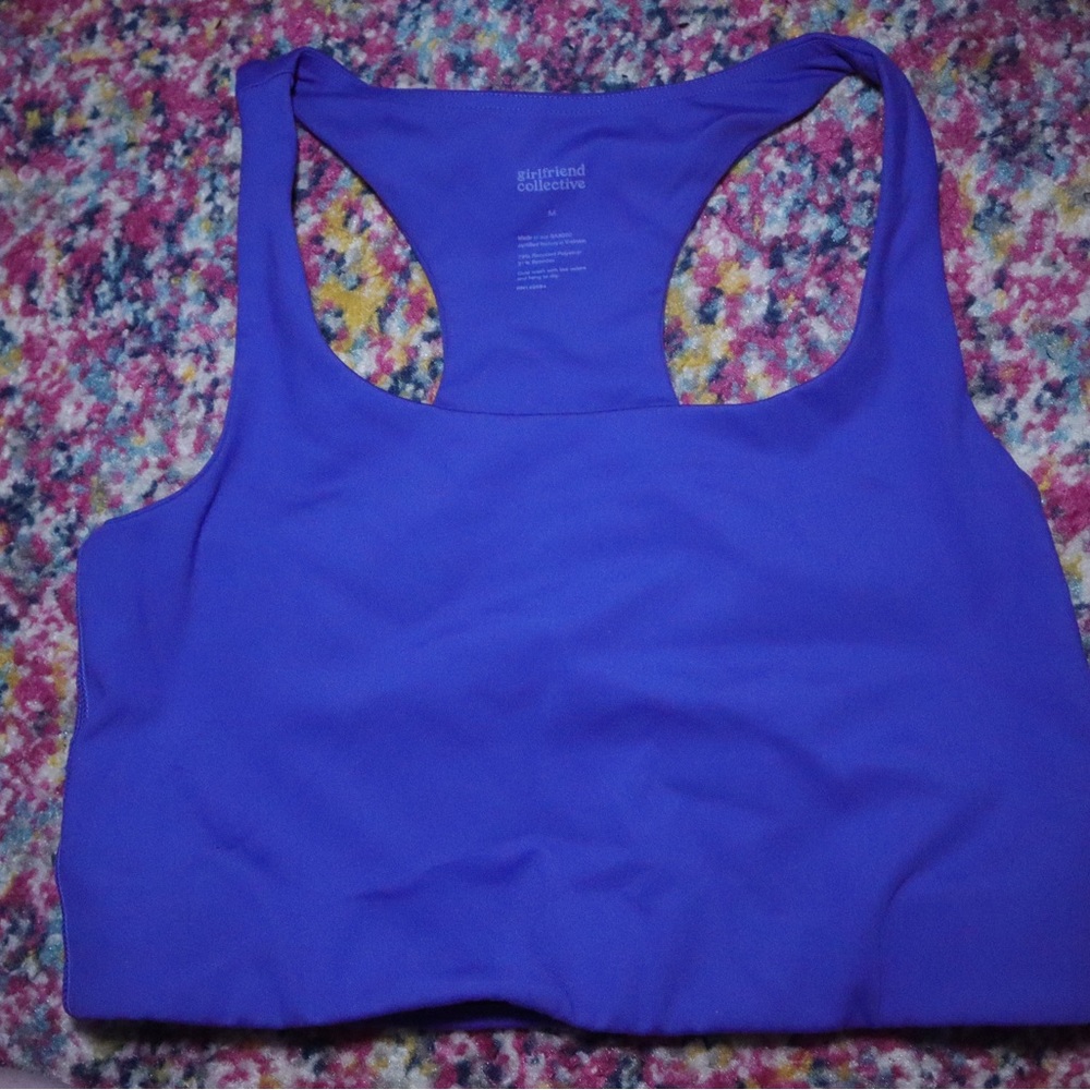 Girlfriend collective Paloma bra pansy